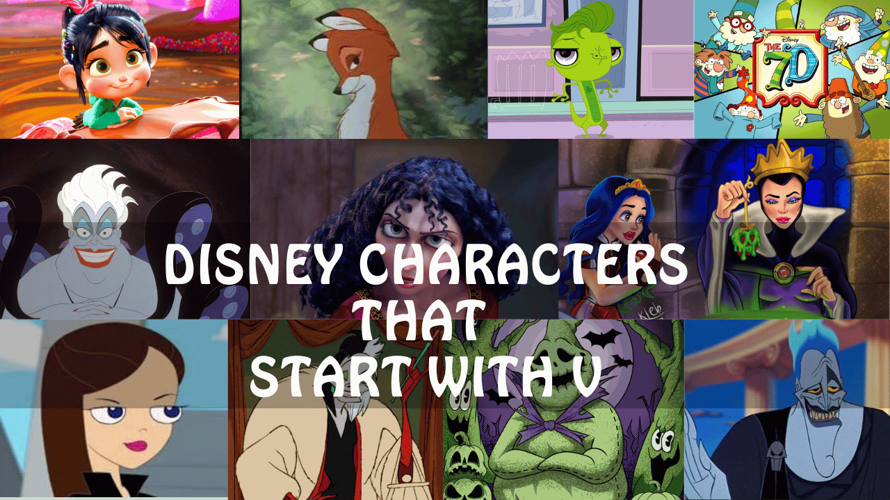 Disney Characters that Start with V