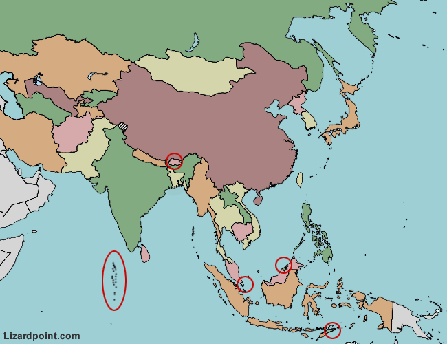 List of Asian Countries: Full Continental Overview