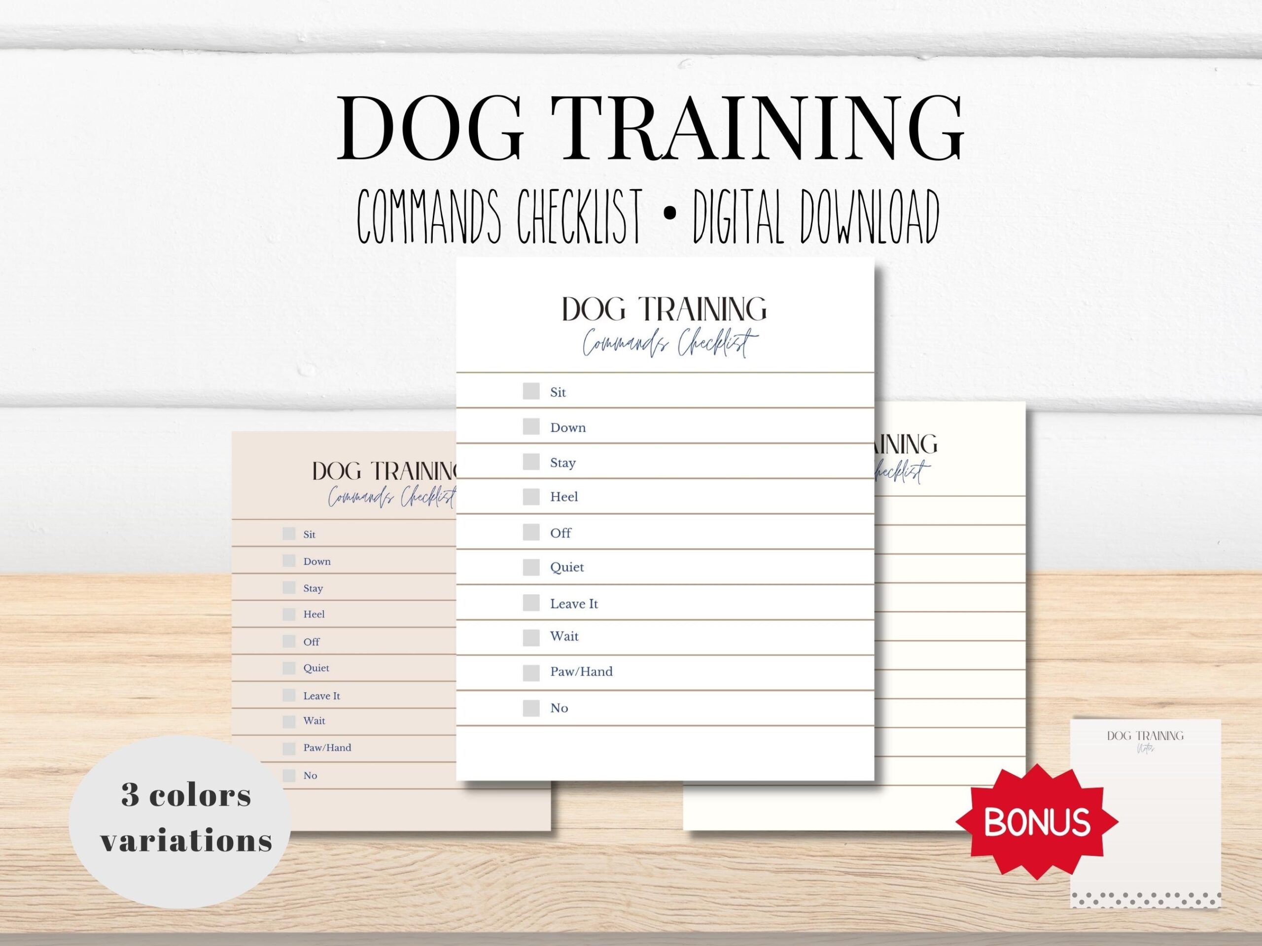 List of Dog Commands: Basic Training Guide