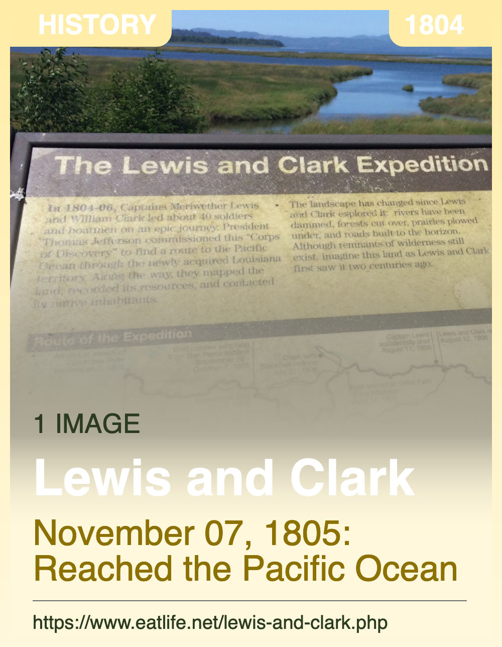 Why Was River Discovery Important: Lewis & Clark 1804